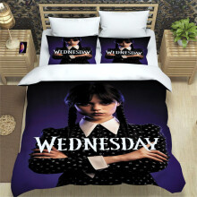 (Wedensday, 135*200) Piece Wednesday 3 Bedding Set Bedroom Decorations Bed Supplies