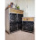 Industrial Bedside Table Rustic Metal Side Cabinet Vintage Retro Storage Cupboard 2
