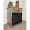 Industrial Bedside Table Rustic Metal Side Cabinet Vintage Retro Storage Cupboard 1
