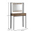 Industrial Dressing Table Vintage Retro Vanity Unit Mirror Rustic Oak Bedroom 3