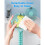 (Green) Youngshion Portable Stroller Fan LED Display Handheld Cooling Fan 8