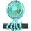 (Green) Youngshion Portable Stroller Fan LED Display Handheld Cooling Fan 1