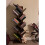 Rustic Shelving Unit Small Vintage Industrial Bookcase Display Storage Cabinet Unit 3