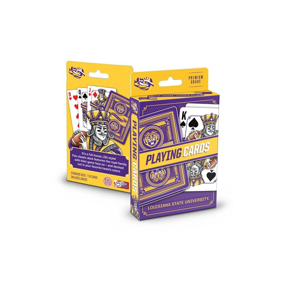 Photos - Board Game YouTheFan 1905466 NCAA LSU Tigers Classic Series Playing Cards