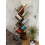 Rustic Shelving Unit Small Vintage Industrial Bookcase Display Storage Cabinet Unit 4