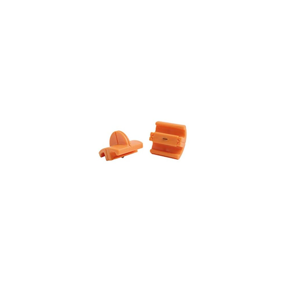 Spare Blades for Personal Paper Trimmers 2 Pieces For Straight Cuts High Profile TripleTrack Titanium Orange 1004677
