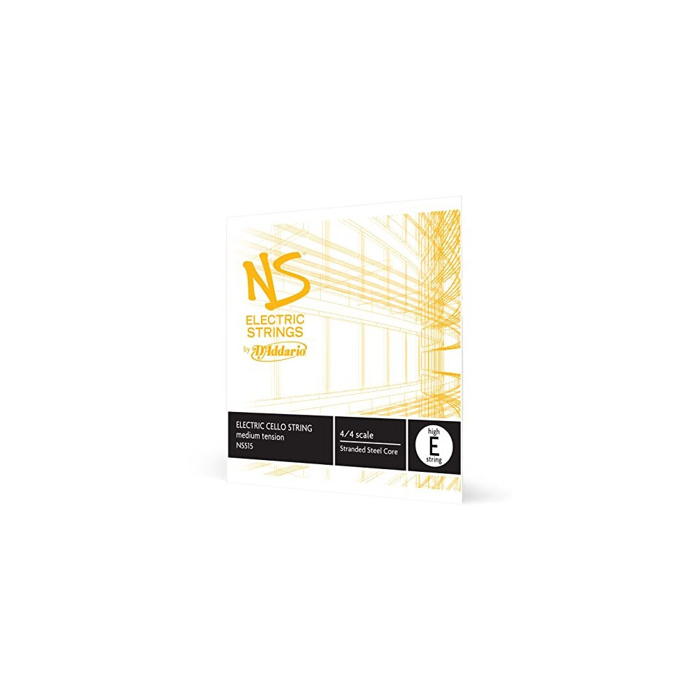 NS Electric 44 Scale Medium Tension Single High E String for Cello