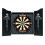 winmau Rosewood Deluxe Dartboard Cabinet 3