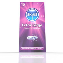 Extra Large XL Condoms Natural Latex Extra Large Condom pre lubed for Comfort 12 Pack
