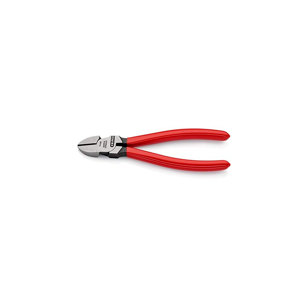 Knipex Diagonal Cutter Atramentized Plastic Coated 160 Mm 70 01 160 Ean Black