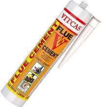 FC FLUE CEMENT 1250C Air Setting Cement Ready Mixed Heat Resistant Sealant Quick Drying