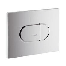 38858000 Arena Cosmopolitan WC Wall PlateSilver