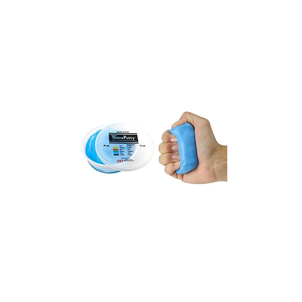 Cando Theraputty Therapeutic Modelling Clay 4 Oz Blue Strong