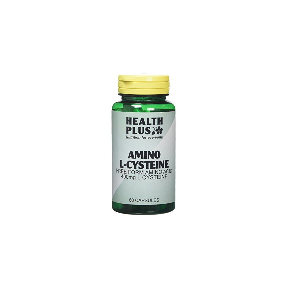 Health Plus Amino Lcysteine 400Mg Amino Acid Supplement 60 Capsules