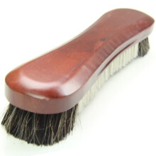 12 Genuine HORSEHAIR BRISTLES MAHOGANY WOODEN HANDLE Snooker or Pool Table BRUSH