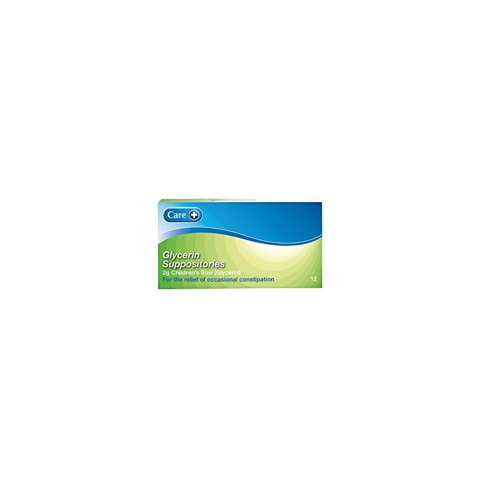 Care Children Constipation Relief Suppositories Glycerin Suppositories 12S 2G Glycerol 155513