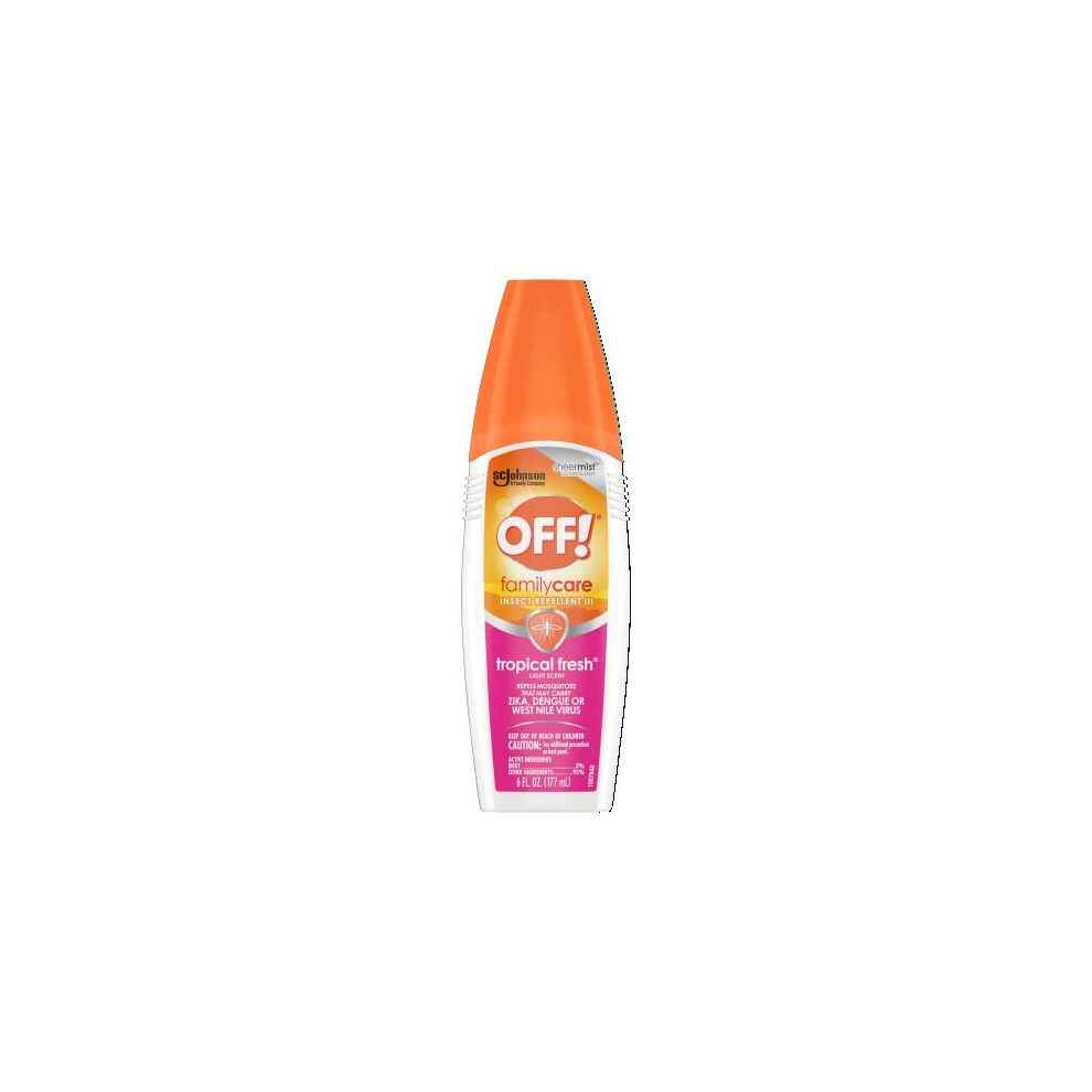 Off Skintastic Insect Repellent Tropical Fresh Family  6 fl oz 177 ml