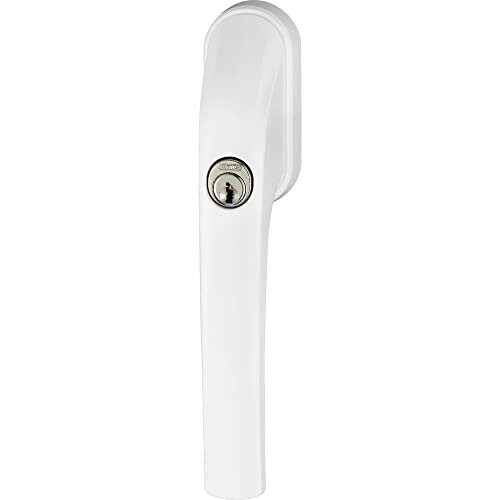Abus 485183 FG300 W SB Lockable Window Handle White 1