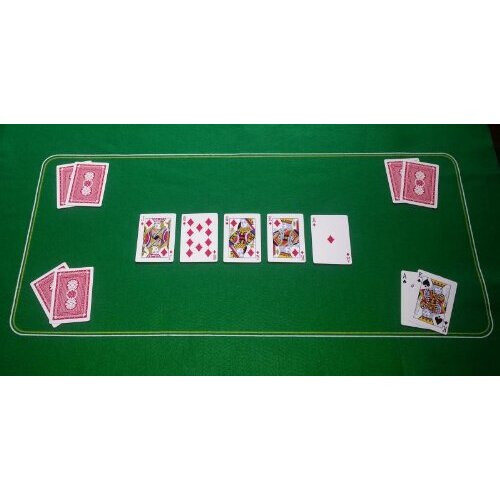 GREEN POKER CASINO FELT BAIZE LAYOUT  TEXAS HOLDEM