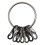 Nite Ize BigRing Steel 4 Blk4 SS SBiners 2