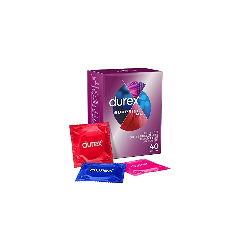 Surprise Me Variety Condoms  Pack of 40