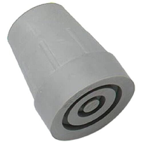 Merriway BH01559 4 Pcs Heavy Duty Rubber Crutch Ferrules Tips 22mm 78 inch Grey Pack of 4 Pieces