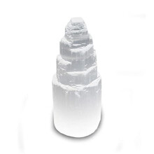 Selenite Tower Mountain Angels Reiki Crystal Healing Meditation