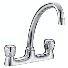VAC BDSM C MT Value Club Deck Kitchen Sink Mixer Tap with Swivel Spout Chrome