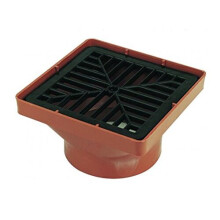 Underground Drain 110mm Square Hopper Grid