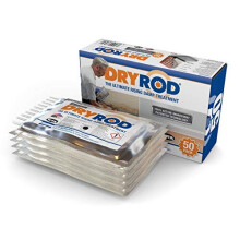 Dryrod Barritas Hidrófugas Contra la Humedad por Capilaridad - Caja de 50 - Tratamiento Profesional para Paredes Húmedas