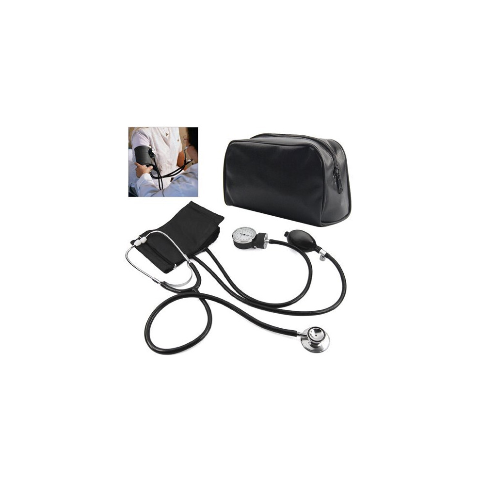 Accessotech Aneroid Sphygmomanometer Cuff Blood Pressure Montior Stethoscope Nylon Cuff Dial