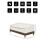 Amazon 2Seater Deep Lounge Sofa Cover 5