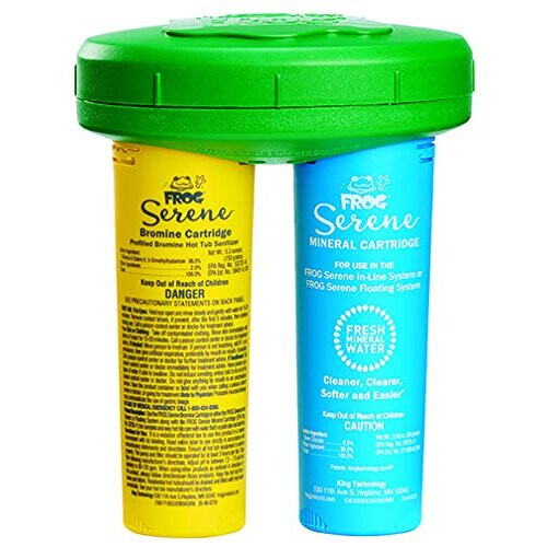 New 3 Pack SPA FROG Swimming Pool Floating System Bromine Replacement Cartridge by KingTech 1