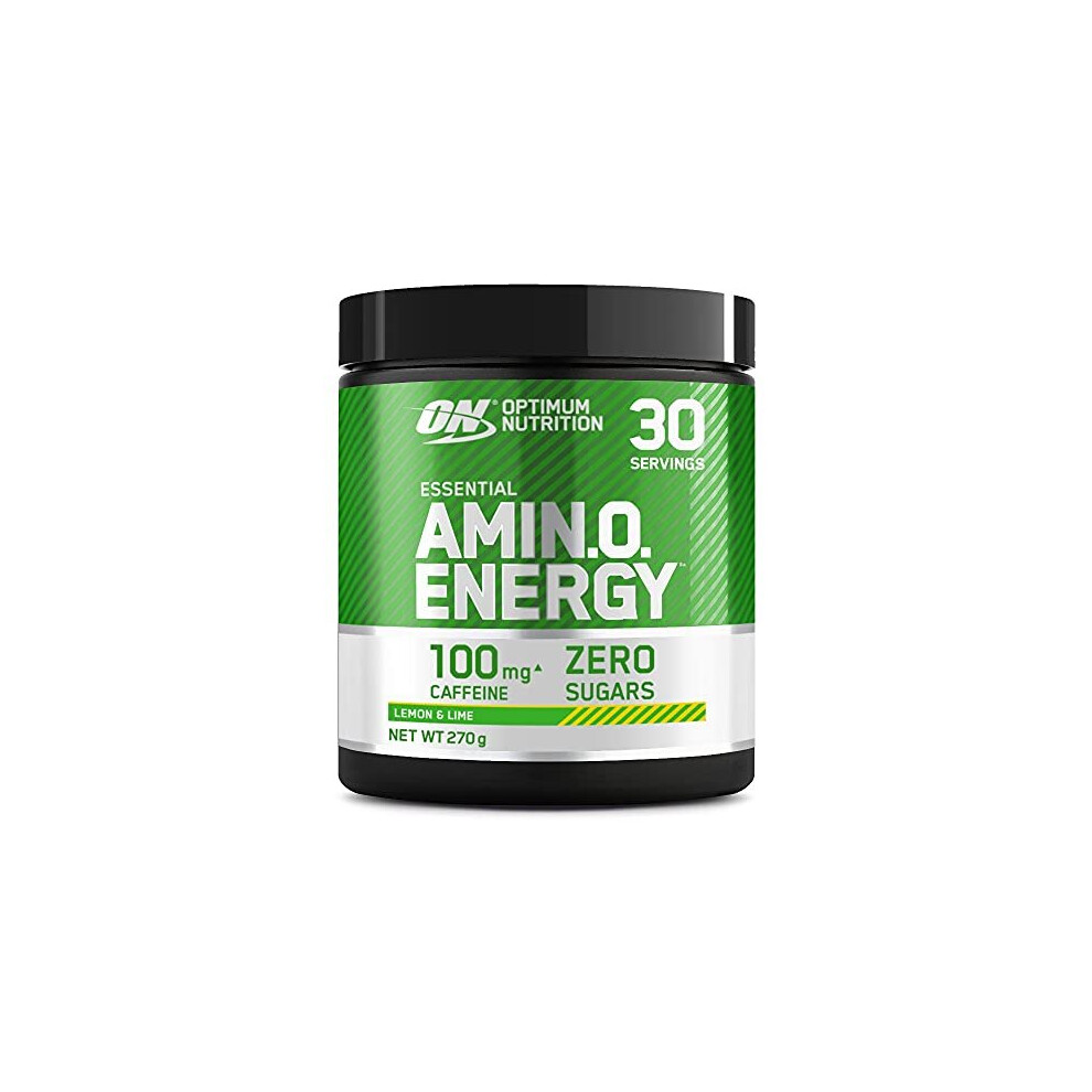 Optimum Nutrition Amino Energy Pre Workout Powder Lemon Lime 270g 30 Servings - Image 2