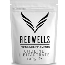 Choline Bitartrate Powder REDWELLS Cognitive Enhancer GMO Free Vegan  100g Pack