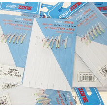 RIG PRO SERIES  10 Packs of Single Type Commercial Quality Sea Feather Lure Fishing Rigs  Ideal for Sea Boat Shore for Mackerel Herring Bass  Cod