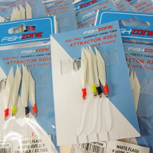 RIG PRO SERIES 10 Packs of Single Type Commercial Quality Sea Feather Lure Fishing Rigs Ideal for Sea Boat Shore for Mackerel Herring Bass Cod