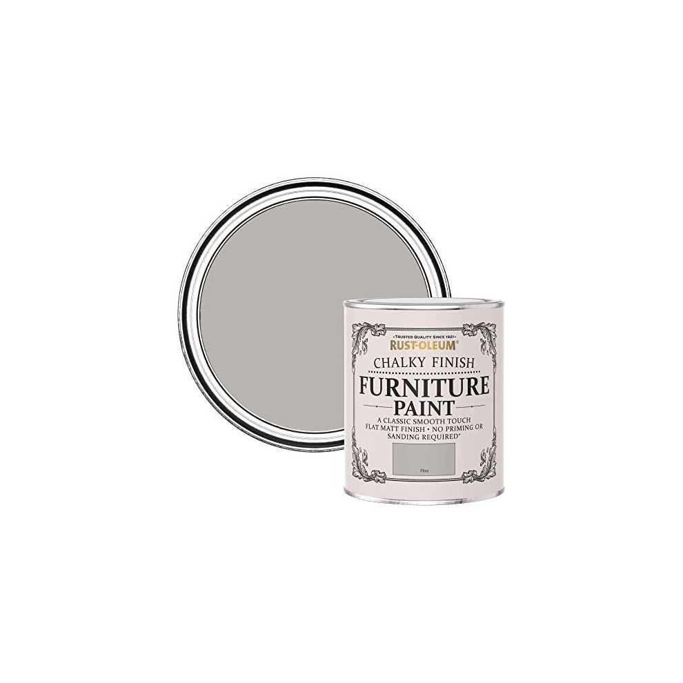 Chalky Finish Furniture Paint Flint Matt 750Ml 791429551449