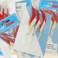 RIG PRO SERIES  10 Packs of Single Type Commercial Quality Sea Feather Lure Fishing Rigs  Ideal for Sea Boat Shore for Mackerel Herring Bass  Cod