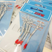 RIG PRO SERIES  10 Packs of Single Type Commercial Quality Sea Feather Lure Fishing Rigs  Ideal for Sea Boat Shore for Mackerel Herring Bass  Cod