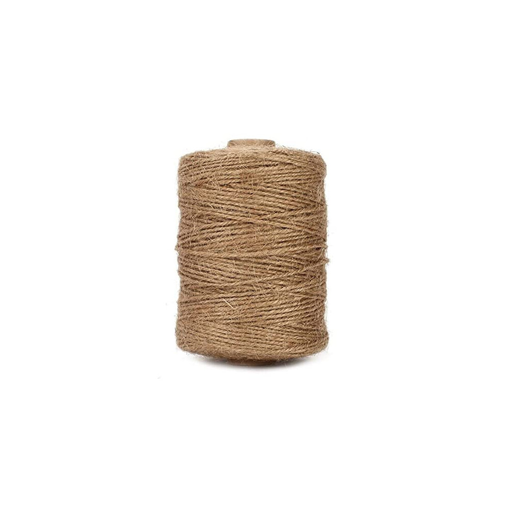 3Ply Jute Twine 500 Feet Natural Brown Twine String For Diy Crafts Gift Wrapping Floristry And Gardening Decoration 606462231923