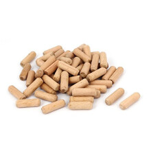 a16080100ux0165 Cabinet Drawer 10mm x 30mm Round Fluted Wood Wooden Craft Dowel Pins 50 Pcs Light Brown Set of 50 Pieces