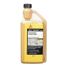 MaxMix Colour  Concentrated Cement Colorant for Mortars Rendering Concrete and Pointing  Yellow  1 Litre