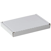 C6 160 x 110 x 20 mm White PIP Cardboard Large Letter Postal Box for Royal Mail Pack of 25