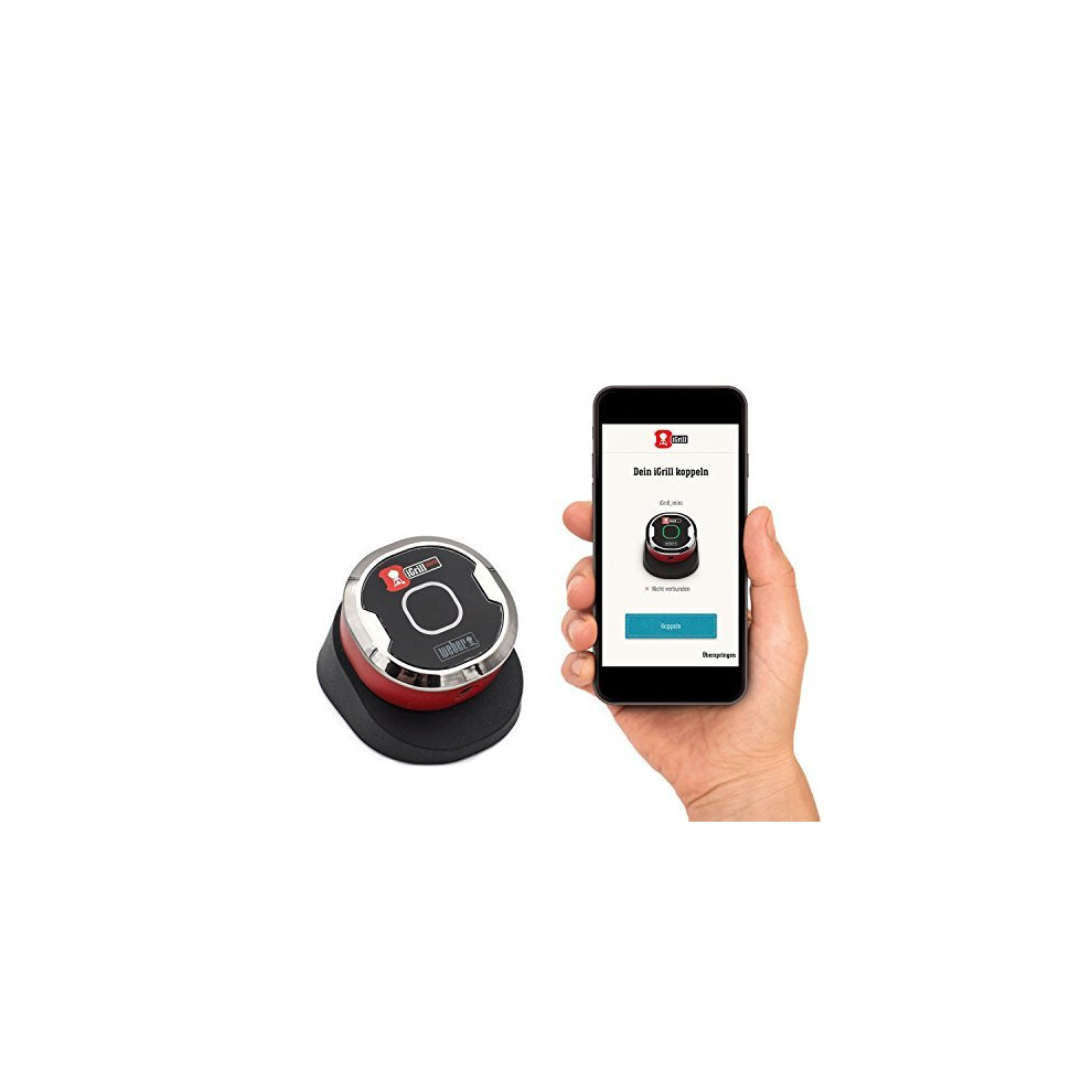 Weber Igrill Mini Bbq Thermometer Smart Digital Meat Thermometer With Bluetooth App Connected Temperature Gauge With Probe Premium Quality Bbq