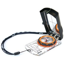 Silva Ranger 2.0 Advanced Kompass mit Spiegelneigungskarte und Entfernungsmessband, Orange