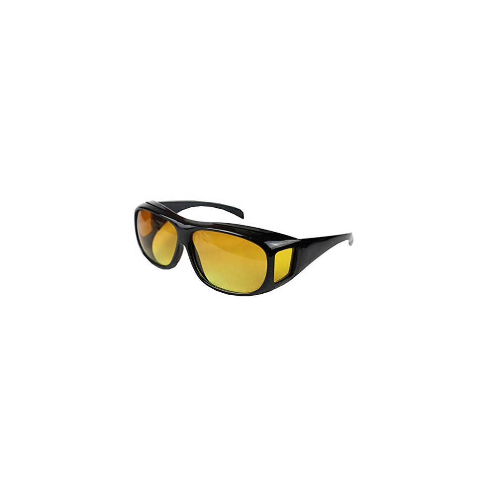 Night Sight Night Driving Over Glasses UV Wind Protection Yellow Lens