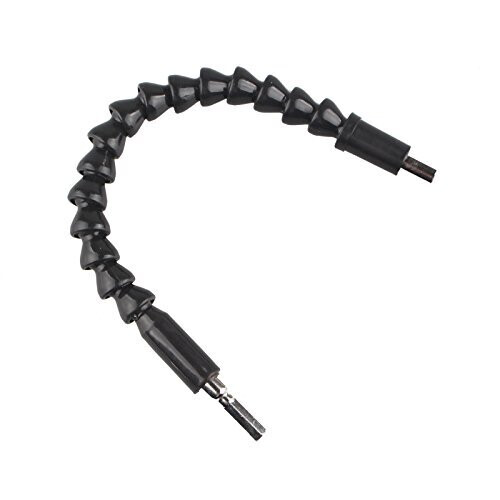 105 Degree Angle Extension Flexible Shaft 300mm 12 Screwdriver Power Bit Drill Extension 14 Hex Shank 1