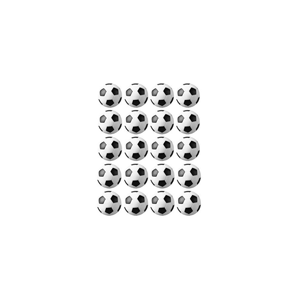 20 x Plastic soccer table balls table top football accessories 32mm for kids adults birthday party favours party bag fillers-image-OPC-PBKR97T-NEW