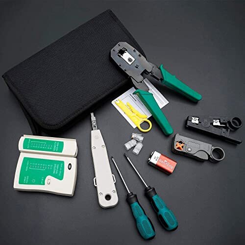 Pro 12in1 Network Repair Kits Computer Maintenance LAN Cable Tester Mobile Device Repair Set 1